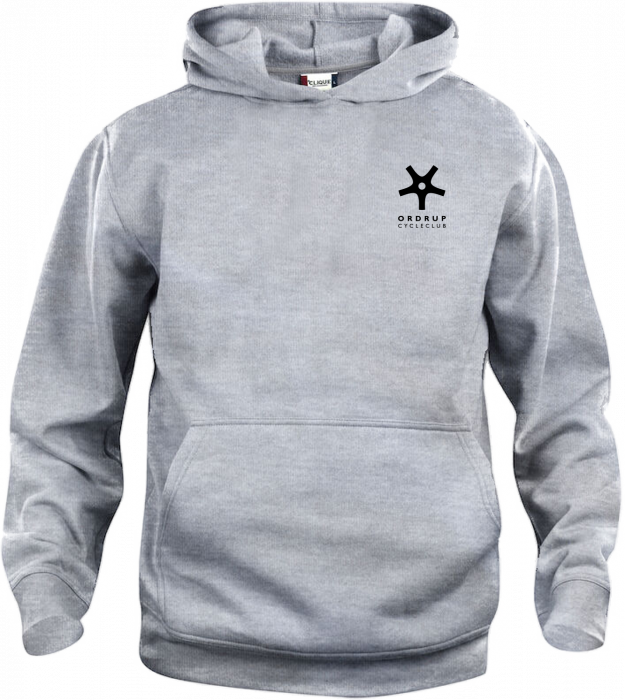 Clique - Ordrup Cycle Club Basic Hoodie Kids - Grey