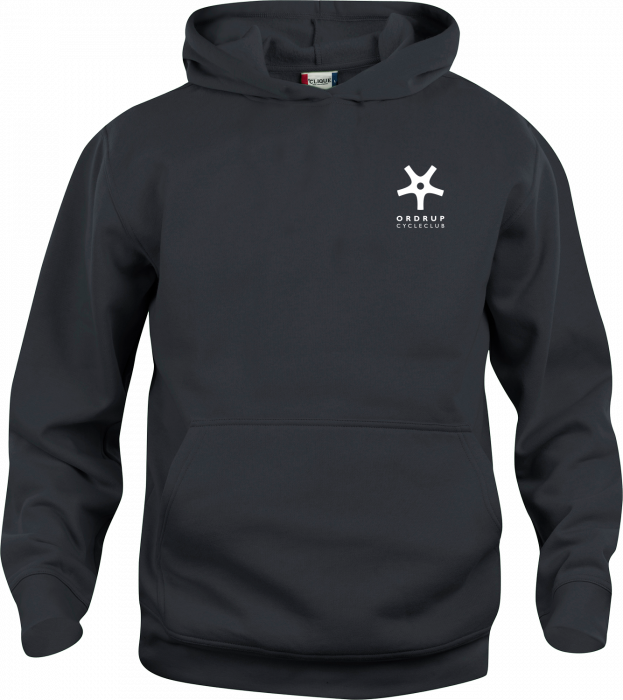 Clique - Ordrup Cycle Club Basic Hoodie Kids - Noir