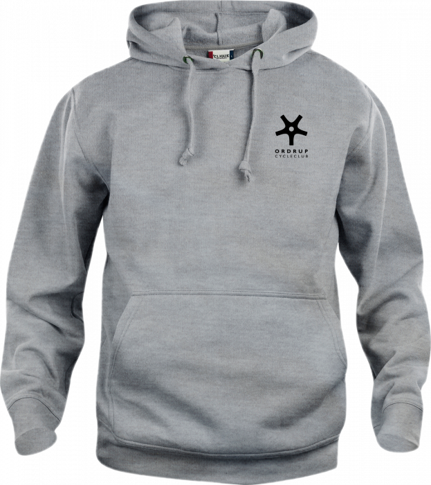 Clique - Basic Cotton Hoodie - Grey melange