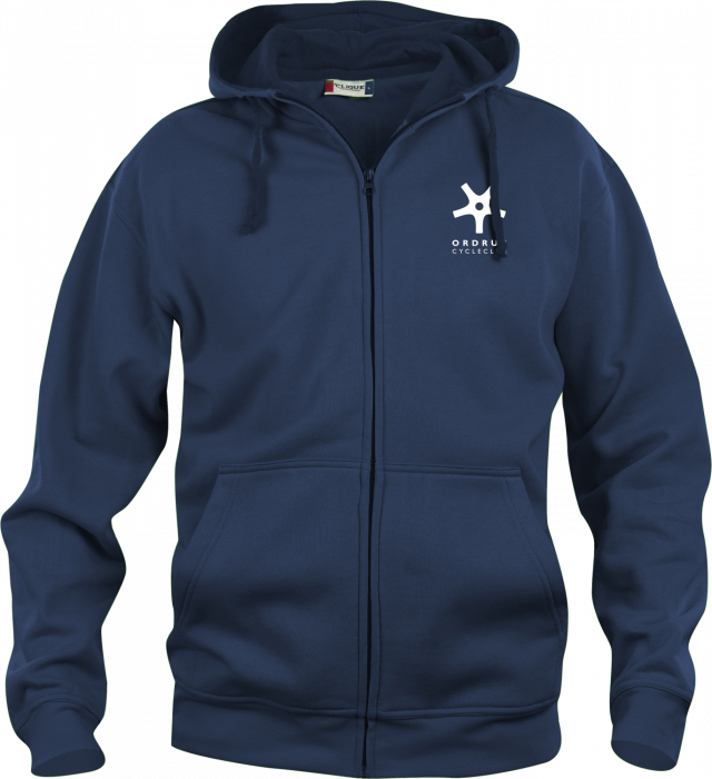 Clique - Ordrup Cycle Club Basic Hoodie W. Zip Men - Marinblå