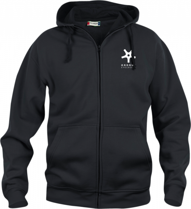 Clique - Ordrup Cycle Club Basic Hoodie W. Zip Men - Svart