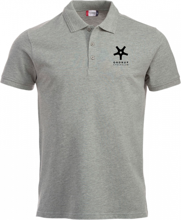 Clique - Ordrup Cycle Club Polo Men - Grey melange