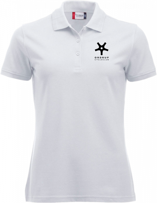 Clique - Ordrup Cycle Club Polo Women - Bianco