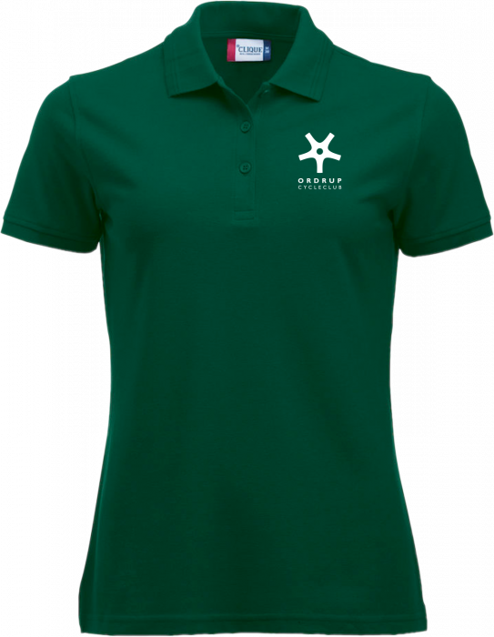 Clique - Ordrup Cycle Club Polo Women - Bottle Green