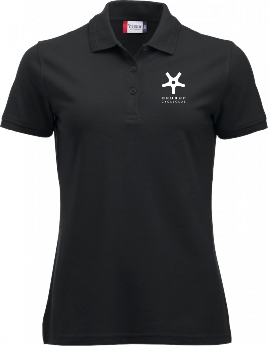 Clique - Ordrup Cycle Club Polo Women - Negro