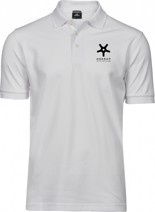 Tee Jays - Ordrup Cycle Club Luksus Polo Herre - White