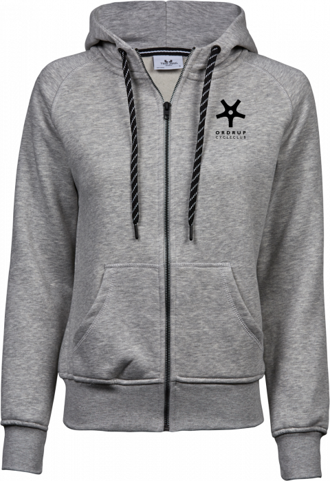 Tee Jays - Ordrup Cycle Club Hoodie M. Lynlås Dame - Grey melange