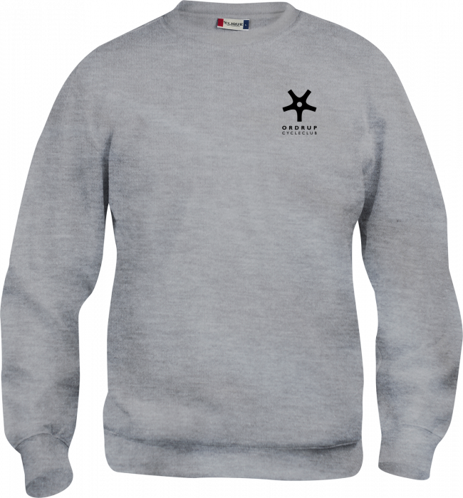 Clique - Ordrup Cycle Club Basic Sweatshirt Børn - Grey melange